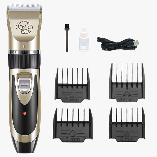 Lautloser Hundefelltrimmer – Leises, Professionelles Trimmer-Set für Hunde & Haustiere