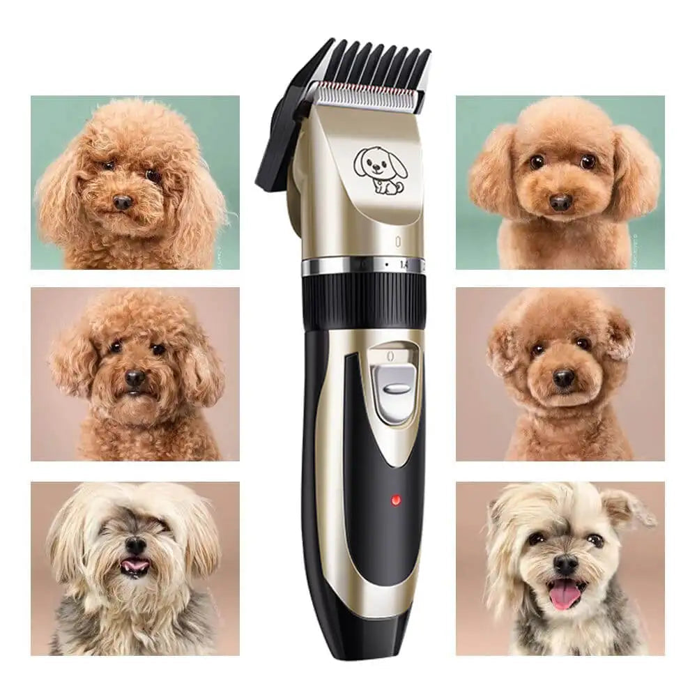Lautloser Hundefelltrimmer – Leises, Professionelles Trimmer-Set für Hunde & Haustiere