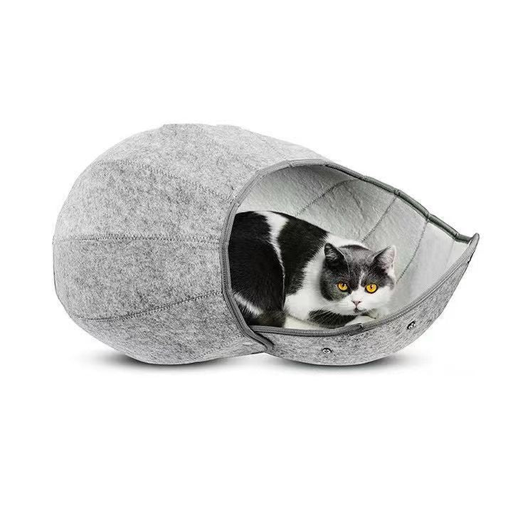 Multifunktionaler Katzentunnel mit Versteck & Spielbereich – Faltbar, Waschbar, für Katzen & Kätzchen
